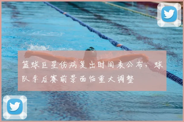 篮球巨星伤病复出时间表公布，球队季后赛前景面临重大调整